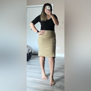 NWTT BCBGMAXAZRIA 100%wool skirt, very elegant, super flattering on!